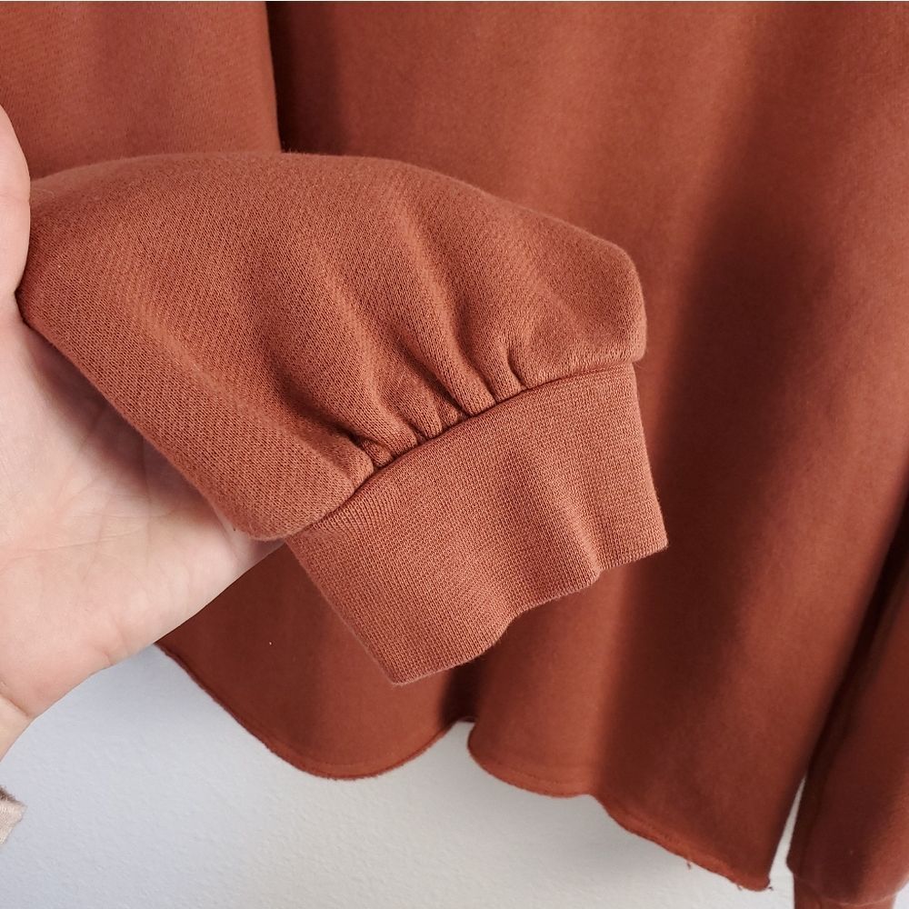 Madewell Rust Betterterry Relaxed Turtleneck Boxy… - image 6